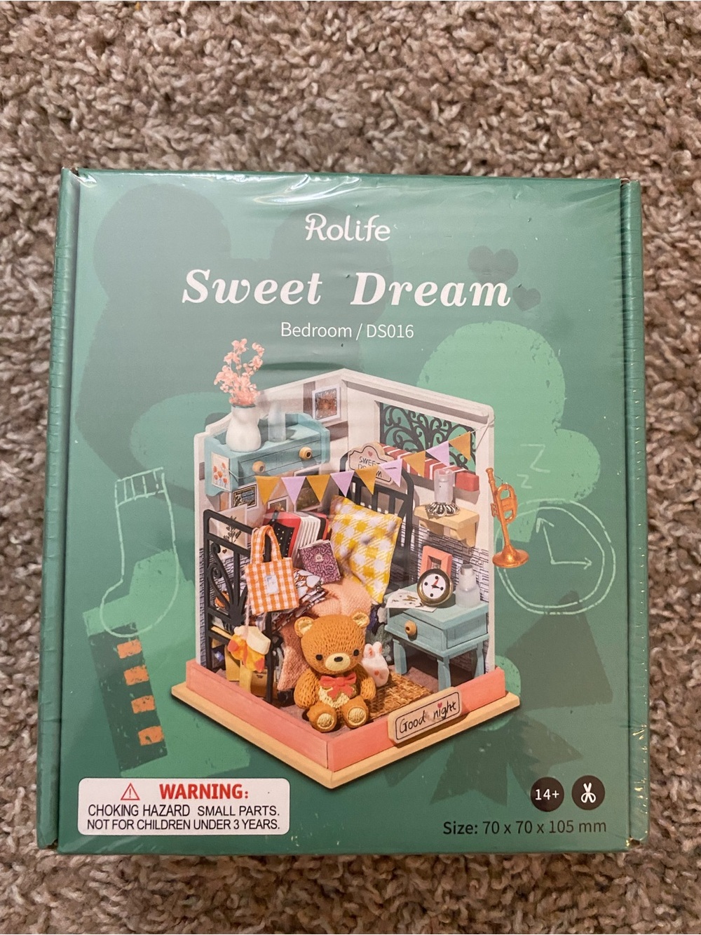 Rolife Sweet Dream Miniature Bedroom Kit - DS016. Sealed in Box. DIY.